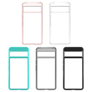 Hoàn toàn trong suốt chống sốc trường hợp đối với <span class=keywords><strong>Google</strong></span> Pixel 8 7A 6A 7 <span class=keywords><strong>6</strong></span> Pro 5A 5 5G chống rơi xu hướng mới Bìa mềm điện thoại trở lại trường hợp - Product Image 6