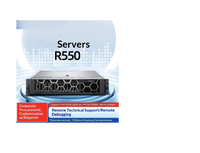 Serveur en rack 2U R550, disque dur neuf, fournitures informatiques, mini-cluster puissant, ordinateur de calcul, intelligence artificielle, station de travail d'inférence