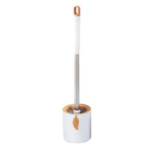 Toilet <b>Brush</b> Long Handle Round Durable Base For Bathroom Cleaning - Product Image 3