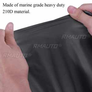 Housse de bateau robuste remorquable 17-25 pieds, 210D, imperméable, pour bateaux à coque en V (pêche et ski nautique), protection anti-poussière et anti-UV - Product Image 3