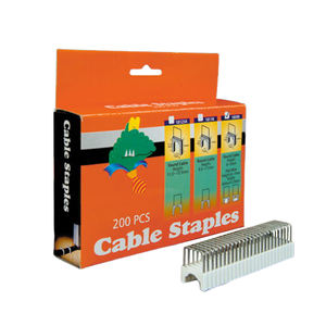 Agrafe de câble isolée de 12.5mm (1/2 ") de diamètre intérieur de conception brevetée pour le bois sécurise le câble rond et plat - Product Image 1