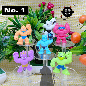 Jincan - Juguete de Monstruo de Dibujos Animados de TPR Suave y Creativo, Muñeco Antiestrés para Apretar con los Dedos, Huevo Sorpresa, Juguetes Pequeños y Lindos para Niños - Product Image 6