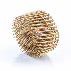 Pointe de diamant à tige lisse 15 degrés 1 1/4 clous de toiture à bobine électro-galvanisés - Product Image 5