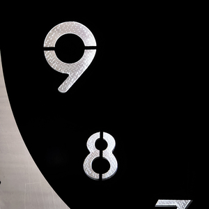 Horloge murale décorative pour la maison, 100x46cm, avec lumière LED nocturne et détecteur de mouvement, directement de l'usine.  Possibilité d'ajouter votre pays sur la carte du <span class=keywords><strong>monde</strong></span>. - Product Image 4