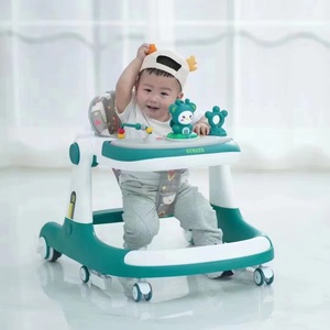 marketing corporate promotional gift items 2022 new baby walker with music cheap plastic kid carrier toys simple baby walker