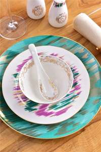 Juego de Vajilla Varias Especificaciones Precio de Fábrica Lujo Minimalista Regalos Juegos de Vajilla Juego de Cerámica Porcelana para Almuerzo - Product Image 2