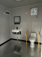 Skyacross préfabriquer conteneur 10ft 20ft 30ft 40ft mobile bricolage extérieur public mobile portable conteneur toilette douche salle de bain