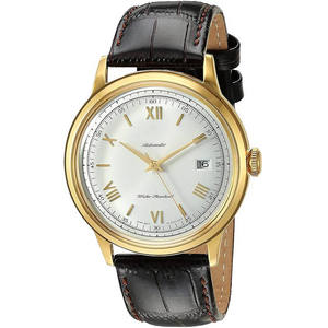 Men Automatic <b>Mechanical</b> <b>Watch</b> Dial Sapphire Crystal Leather Strap Alloy Case Luminous Date Display 10m Water Resistant Business - Product Image 3
