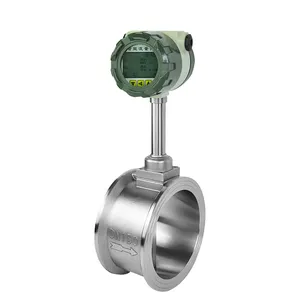 Fornecedor 1.5 in medidor de fluxo de linha de água sensor de vórtice fabricante de hidrogênio vapor de ar comprimido