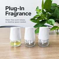 Diffuseur d'aromathérapie Faner à brume froide, design floral, sans eau, bouteille en verre, fonction de minuterie, fonctionnement silencieux pour chambre à coucher