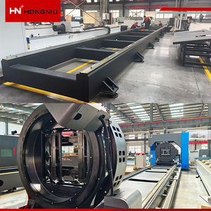 Profil et tuyau à faisceau en H CE 6m 12m 450mm 850mm Machine de découpe laser à fibre pour tube à trois mandrins peut être personnalisée - Product Image 3