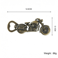 Décapsuleur de bouteille vintage en alliage, décapsuleur de bière rétro en forme de moto, décapsuleur portable en métal pour bar, cadeau souvenir