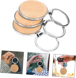 Porte-clés en bois en alliage de zinc écologique avec logo personnalisé, impression UV double face et base métallique pour la publicité - Product Image 5
