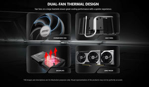 Nouvelle carte graphique de jeu GeForce RTX 5060 Ti 16G Ventus 2X OC Plus, marque originale, haute performance, GPU vidéo de bureau - Product Image 3