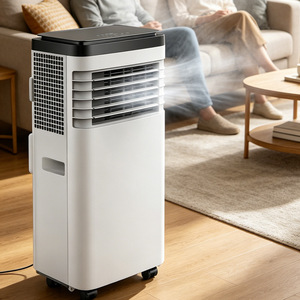 เครื่องปรับอากาศเคลื่อนที่แบบ All-in-one ใช้งานได้ทันที ไม่ต้องติดตั้ง ระบบทำความเย็นรวดเร็ว แบบตั้งพื้น สำหรับใช้ภายในอาคาร ทำงานเงียบ - Product Image 3