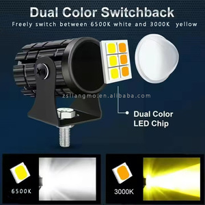 Đèn <span class=keywords><strong>LED</strong></span> phụ trợ mini, đèn sương mù trắng/vàng, IP67, bóng đèn xe máy, màu ánh sáng vàng - Product Image 5