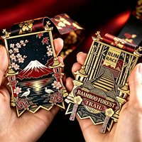 Médaille de sport en métal 3D personnalisée et imprimée sur mesure, souvenir d'honneur pour la course à pied (10k, 5k, marathon, course de vitesse, course colorée)