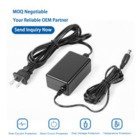Adaptateur d'alimentation CA/CC avec prise US, certifié FCC ETL CE GS, norme 1310, câble de couleur personnalisée, prise CC, fabricant vietnamien, OEM ODM