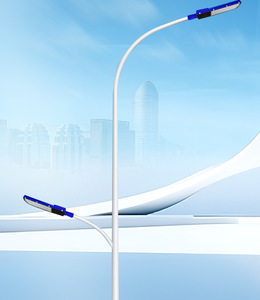 เสาเหล็กกัลวาไนซ์สูง20ม. เสาไฟถนนทรงกลมสำหรับสวนสี่เหลี่ยมทางหลวงระยะการใช้งาน15ม. ถึง50ม. - Product Image 4