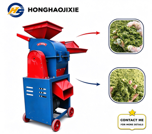 Forage Grinder Machine With Dual <strong>Hopper</strong> for Wet Dry <strong>Grass</strong> Corn and Soybean Processing for Small Farms - Product Image 1