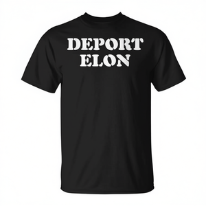 Camiseta Deportiva Política de Elon, Negra, para Hombre, Talla Mediana - Product Image 2