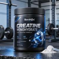 Créatine monohydrate en poudre en vrac, marque privée, nutrition sportive, renforcement musculaire, soutien énergétique, fabrication OEM