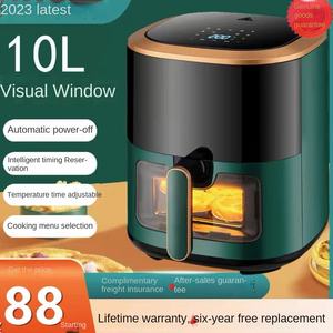 Friteuse à air électrique intelligente de grande capacité Friteuse multi-cuisson avec écran tactile LED de forme carrée sans huile Usage domestique - Product Image 6