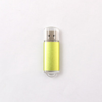 Clé USB en métal avec capuchon transparent, logo personnalisé, cadeau promotionnel, clé USB multicolores, clé USB portable 2.0, mémoire