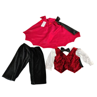 Costumes de fête cosplay classiques Lil Victoria la Vampière gothique pour jeunes enfants garçons