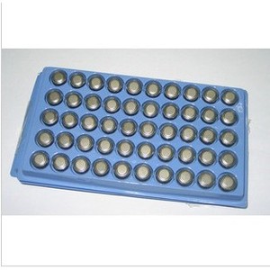 Batería de botón Ag13 357Sr44 alcalina desechable de 50 Amh plateada para electrónica - Product Image 1