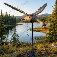 Décoy de canard à poitrine blanche haute simulation, électrique, agitant les ailes, pour la chasse au Canada, en PE, écologique, durable et réglable