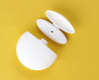50g PE Flip Round Cosmetic Packaging Crème pour le visage Lotion Sous-bouteille Bouteille en forme d'oeuf pour la crème solaire et l'emballage de la crème pour les mains