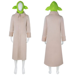Costumes de cosplay <span class=keywords><strong>Yoda</strong></span> du film pour adultes et enfants, costume Grogu avec coiffe, costume d'Halloween Mandalorian pour tout-petits, <span class=keywords><strong>Yoda</strong></span> pour garçons et hommes - Product Image 3