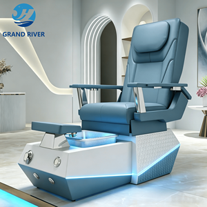 Sillón de Pedicura Multifuncional <span class=keywords><strong>con</strong></span> Drenaje, Sillón de <span class=keywords><strong>Masaje</strong></span> de Lujo para Salón de Uñas, Juego de Sillones de Pedicura - Product Image 5