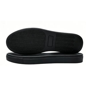 Suela de Zapato de Plataforma TPR Blanca y Negra de Alta Elasticidad HT-9K0423, Talla 24-46, Logotipo Personalizado, Antideslizante, Resistente al Desgaste, Suela para Calzado Informal - Product Image 2