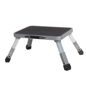 Escalera <span class=keywords><strong>Plegable</strong></span> de Acero de un Solo Peldaño Ajustable en Altura EN14183 <span class=keywords><strong>para</strong></span> Autocaravanas, Escalón <span class=keywords><strong>para</strong></span> Uso en Campamentos con Autocaravanas - Product Image 2