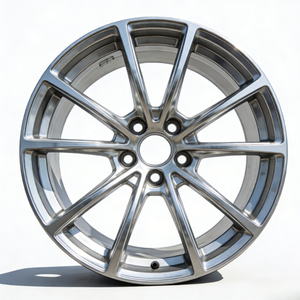 Jantes de voiture en aluminium coulé de 16, 17 et 18 pouces, 4x100 4x114.3, finition noire brillante pour VW Golf Polo - Product Image 5