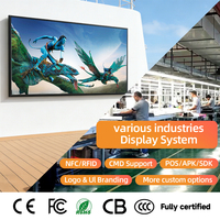 Pantalla Digital de Alto Brillo para Exteriores, Smart TV de 55/65/75 Pulgadas 4K, Impermeable IP65, para Piscinas de Lujo y Áreas Públicas
