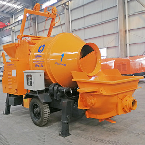Hamac Kleine Draagbare Mobiele Aanhangwagen Betonmix En Pomp Beton Mengen En Pompen Machine Prijs - Product Image 4
