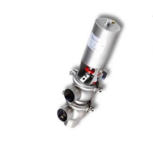Valvola di controllo sanitaria in acciaio inox doppia sede pneumatica intelligente valvola Mixproof - Product Image 2