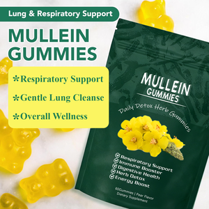 Bonbons Gélifiés Végétaliens Personnalisés au Logo Privé à Base de Molène pour Renforcer l'Immunité et la Santé Respiratoire - Product Image 3