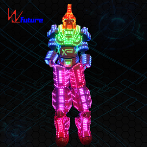<span class=keywords><strong>Costume</strong></span> de robot géant LED, <span class=keywords><strong>costume</strong></span> futuriste pour spectacle sur scène, pour DJ, spectacle de danse, festival de musique, carnaval, boîte de nuit, défilé, événement - Product Image 2