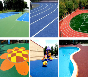 Costo de Pisos de Caucho EPDM Antideslizantes para Canchas de Baloncesto al Aire Libre - Product Image 4