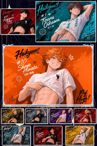 Vente en gros en direct : Cartes à collectionner grand format populaires A6 sur le thème des dieux masculins d'anime (Gojo, Naruto, <span class=keywords><strong>Hinata</strong></span> Shoyo, Zoro, etc.) - Product Image 3