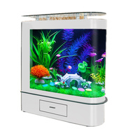Großhandel maßge schneiderte große neue Glas 75 Gallonen Aquarium Faser Aquarium