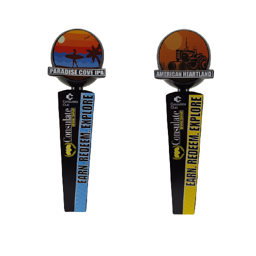 China Whole Sale Custom Resin Ceramic Metal Wood Wooden Beer Tap Handles Tap Handle For Car Top Seller 2024