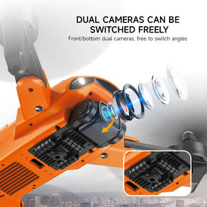 <span class=keywords><strong>2022</strong></span> meilleurs drones pliants à quatre axes télécommandés 2.4G avec flux optique d'évitement d'obstacles à double caméras Esc - Product Image 4