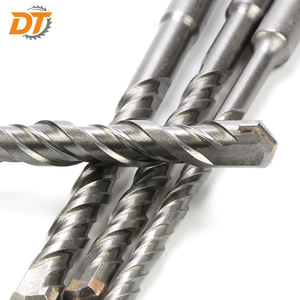 Jeu de forets SDS Max et SDS Plus personnalisables DT, forets à pointe plate/croisée en carbure pour maçonnerie, à une ou deux cannelures - Product Image 4