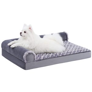 Cama extragrande resistente para perros Cuna para mascotas de varios tamaños con almohadas de felpa de cuatro lados Lote de proveedor de moda en venta - Product Image 2