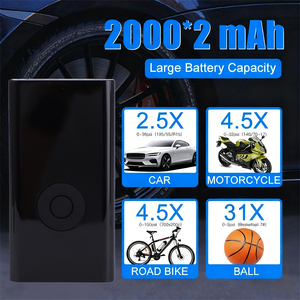 Compresseur d'air portable <span class=keywords><strong>sans</strong></span> fil USB Type-C avec affichage numérique, gonfleur rapide automatique pour <span class=keywords><strong>vélo</strong></span> de route et ballons - Product Image 4